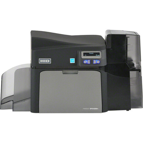Fargo DTC4250e Desktop Dye Sublimation/Thermal Transfer Printer - Color - Card Print - Fast Ethernet - USB