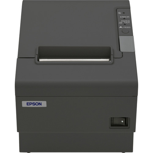 Epson TM-T88VI Desktop Direct Thermal Printer - Monochrome - Receipt Print - Ethernet - USB - Serial - 11.81 in/s Mono - 180 x 180 dpi - 3.15" Label Width