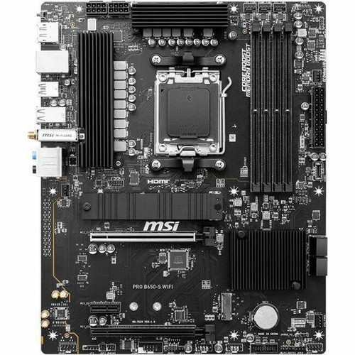 MSI PRO B650-S WIFI Desktop Motherboard - AMD B650 Chipset - Socket AM5 - ATX