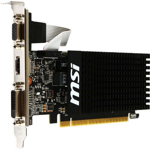 MSI V809-1899R NVIDIA GeForce GT 710 Graphic Card - 1 GB DDR3 SDRAM - Low-profile