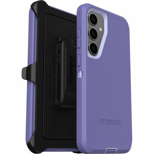 OtterBox Defender Carrying Case with Holster Samsung Galaxy S24+ Smartphone - Mountain Majesty - Purple