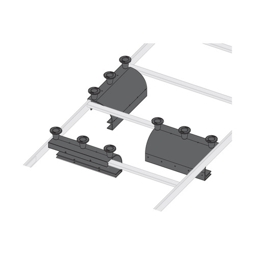 Middle Atlantic Ladder End Drop with Spools, 8 Inches Wide