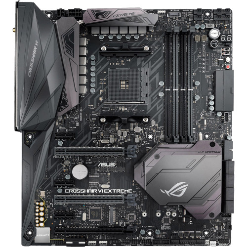 ASUS ROG CROSSHAIR VI EXTREME Desktop Motherboard - AMD X370 Chipset - Socket AM4 - Extended ATX