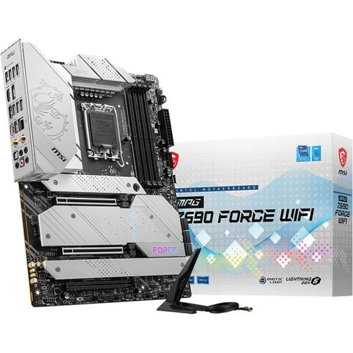 MSI MPG Z690 FORCE WIFI Desktop Motherboard - Intel Z690 Chipset - Socket LGA-1700 - Intel Optane Memory Ready - ATX