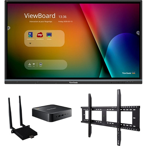 ViewSonic ViewBoard IFP6550-C1 - 4K Interactive Display with Wall Mount - 65"