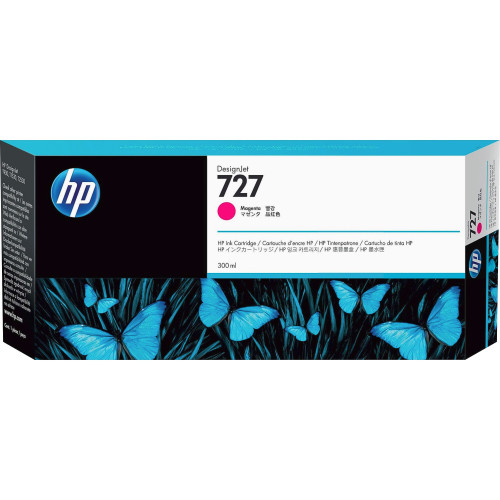 HP 727 (F9J77A) Original Inkjet Ink Cartridge - Single Pack - Magenta - 1 Each