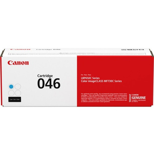 Canon 046 Standard Yield Laser Toner Cartridge - Cyan - 1 Each