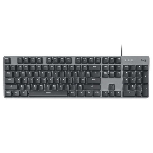 Logitech K845 Mechanical Illuminated Keyboard with Brown Tactile Switches - Black