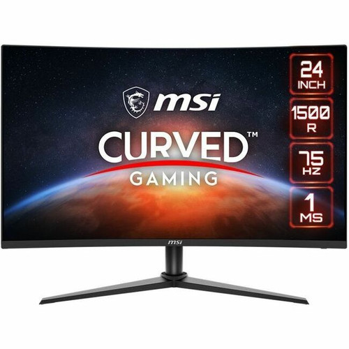 MSI G243CV 24" Class Full HD Curved Screen Gaming LED Monitor - 16:9 - Black