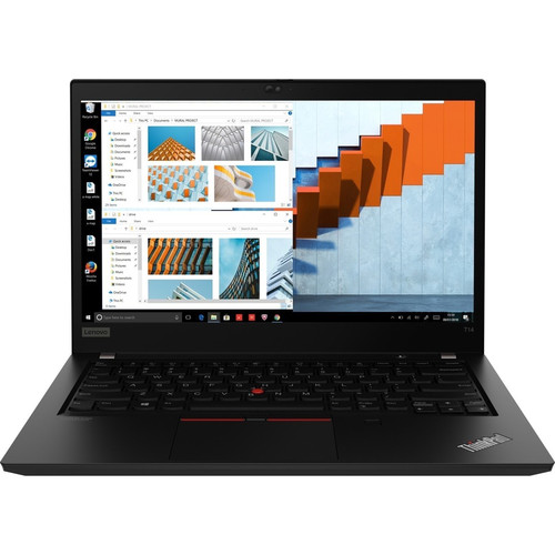 Lenovo ThinkPad T14 Gen 2 20W000T7US 14" Notebook - Full HD - 3840 x 2160 - Intel Core i7 11th Gen i7-1165G7 Quad-core (4 Core) 2.8GHz - 16GB Total RAM - 512GB SSD - no ethernet port - not compatible with mechanical docking stations