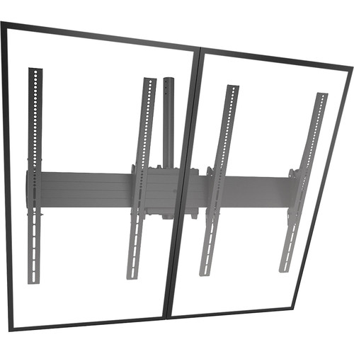 Chief Fusion 2x1 Menu Board Ceiling Display Mount - For Displays 40-55" - Portrait