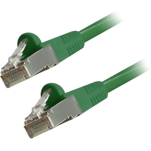 Comprehensive Cat6 Snagless Shielded Ethernet Cables, Green, 100ft