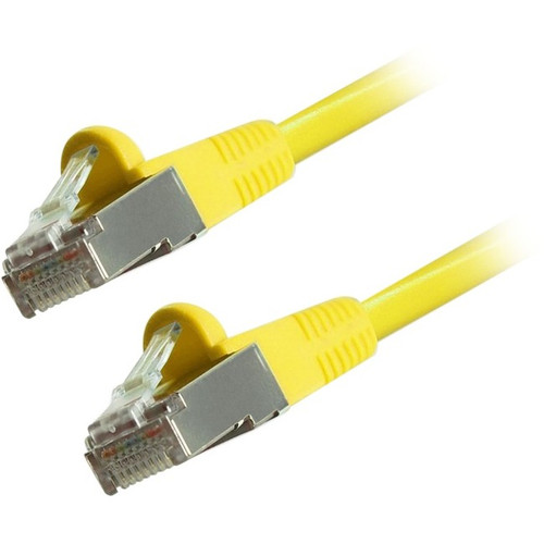 Comprehensive Cat6 Snagless Shielded Ethernet Cables, Yellow, 50ft