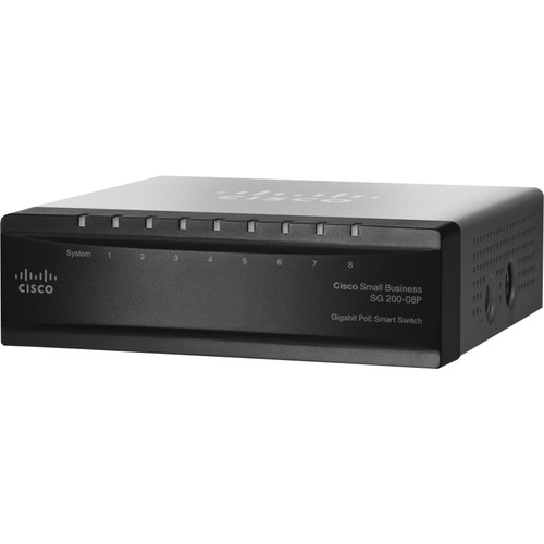 Cisco SG200-08P Gigabit PoE Smart Switch