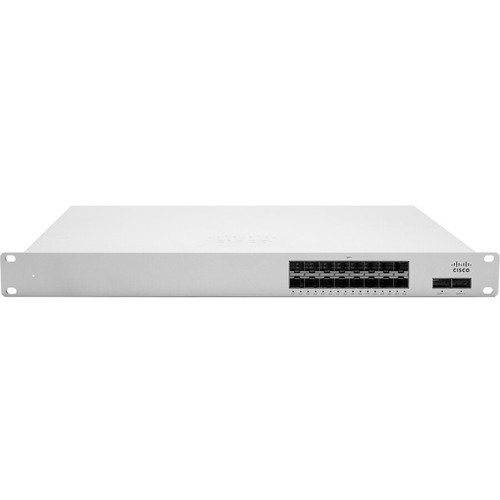 Meraki Cloud-Managed 16 port 10GbE Aggregation Switch with 40GbE Uplinks/Stacking