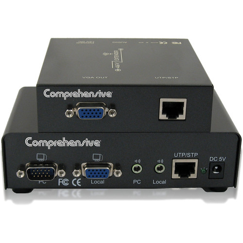 Comprehensive Comprehensive Single Source, Single Display VGA and Audio Extender over Cat5e