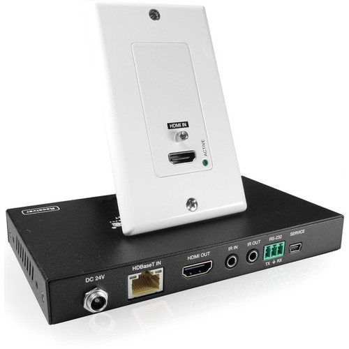 Comprehensive Pro AV/IT HDBaseT 4K60 18G Single Gang HDMI Wall Plate Extender Kit up to 230ft