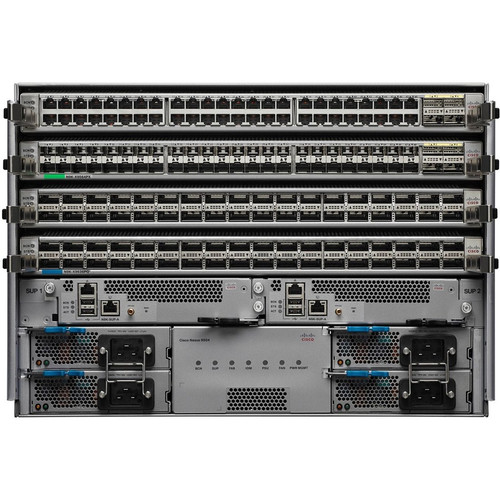 Cisco N9K-C9504-B2 Nexus 9504 Chassis Bundle with 1 Sup - 3 PS - 2 SC - 6 FM - 3 FT