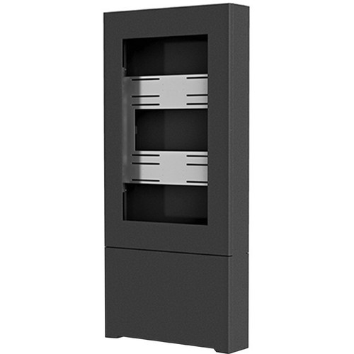 Chief Impact Floor Standing Kiosk - Portrait 48" Black