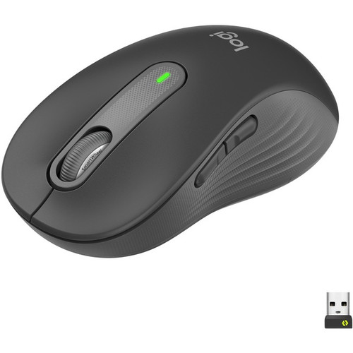 Logitech Signature M650 L Mouse, Graphite - Wireless