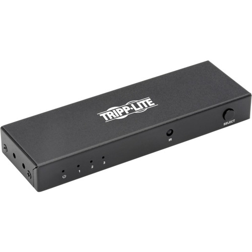 Tripp Lite 3-Port HDMI Switch with Remote Control 4K @ 60 Hz (HDMI F/3xF) 3D HDCP 2.2 EDID