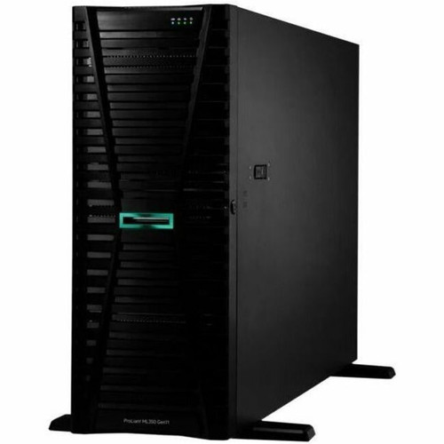 HPE P69313-005 ProLiant ML350 G11 4U Tower Server - 1 x Intel Xeon Gold 5416S 2 GHz - 64 GB RAM - 960 GB SSD - (2 x 480GB) SSD Configuration - Serial Attached SCSI (SAS), Serial ATA Controller