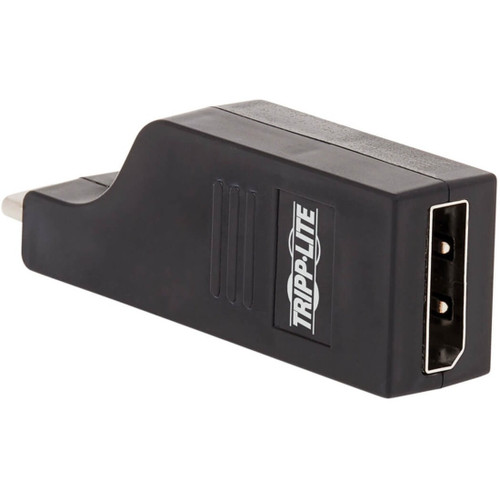 Tripp Lite U444-000-DP4K6B USB-C to DisplayPort Vertical Adapter (M/F) USB 3.1 Gen 1 Thunderbolt 3 4K @ 60 Hz Black