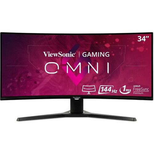 ViewSonic OMNI VX3418-2KPC Ultrawide Curved Gaming Monitor - 34"