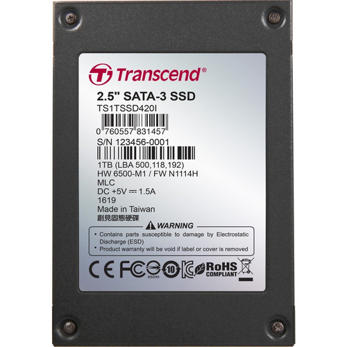 Transcend TS1TSSD420I 1 TB Solid State Drive - 2.5" Internal - SATA (SATA/600)