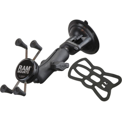 RAM Mounts RAP-B-166-UN7 X-Grip Vehicle Mount for Phone Mount - Handheld Device - iPhone - Smartphone - Suction Cup