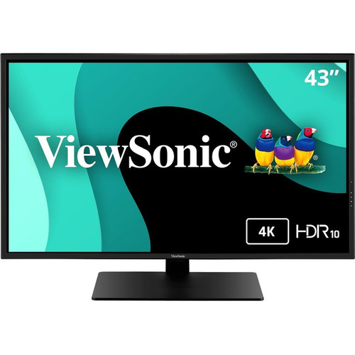 ViewSonic VX4381-4K Ultra HD MVA 4K Monitor Widescreen - 43"