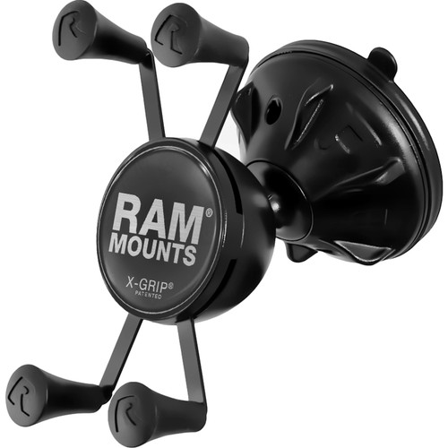 RAM Mounts RAP-SB-224-2-UN7U X-Grip Vehicle Mount for Phone Mount - Handheld Device - iPhone - Smartphone - Suction Cup