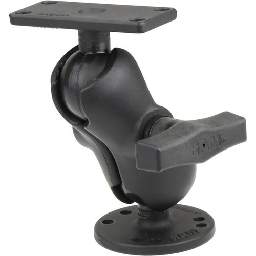 RAM Mounts RAM-202-153-B-202U Drill Down Vehicle Mount for Fishfinder