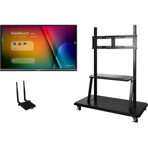 ViewSonic ViewBoard IFP5550-E2 4K Ultra HD Interactive Flat Panel Bundle - 55"