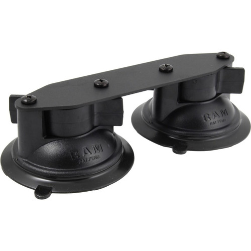 RAM Mounts RAM-B-189B-FRO1U Twist-Lock Vehicle Mount for Suction Cup