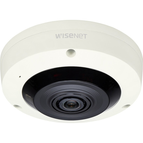 Wisenet XNF-8010R 6 Megapixel Indoor Network Camera - Fisheye - Ivory