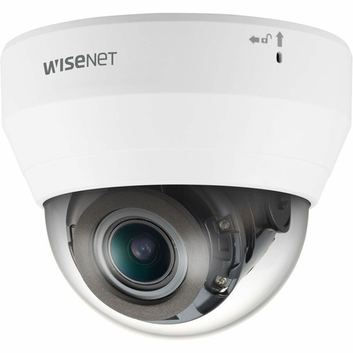 Wisenet QND-6082R1 2 Megapixel Indoor Full HD Network Camera - Color - Dome - White - TAA Compliant