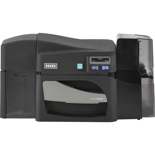 Fargo 055320 DTC4500E Desktop Dye Sublimation/Thermal Transfer Printer - Color - Card Print - Fast Ethernet - USB