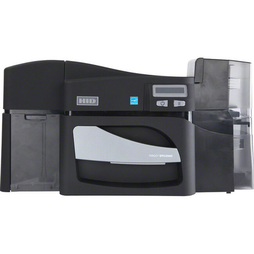 Fargo 055100 DTC4500E Desktop Dye Sublimation/Thermal Transfer Printer - Color - Card Print - Fast Ethernet - USB