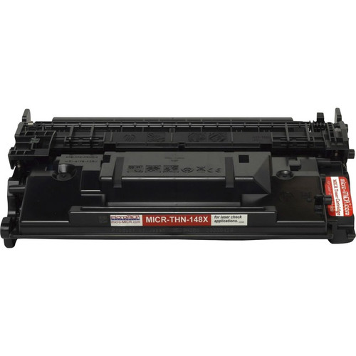 microMICR MICR High Yield Laser Toner Cartridge - Alternative for HP 148X, 148A (W1480A) - Black - 1 Each