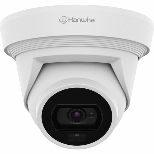 Hanwha QNE-C9013RL 8 Megapixel Outdoor 4K Network Camera - Color - Flateye - White