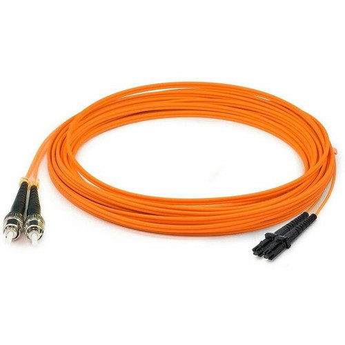 AddOn 1m MT-RJ (Male) to ST (Male) Straight Orange OM1 Duplex Fiber OFNR (Riser-Rated) Patch Cable