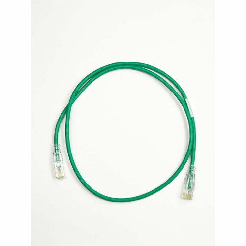 Ortronics 28awg Reduced diameter C6A/10G channel cord Green 7FT