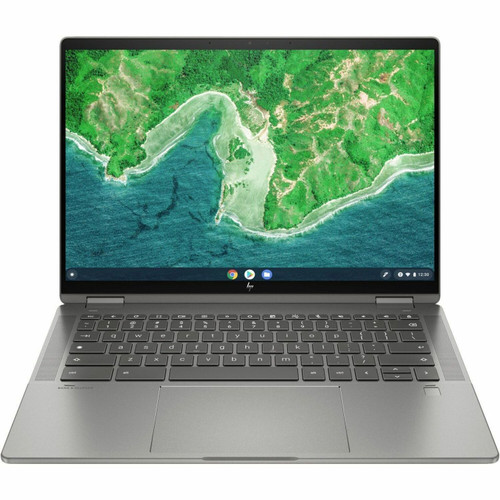 HP Chromebook x360 14c-cd0000 14c-cd0053dx 14" Touchscreen Convertible 2 in 1 Chromebook - WUXGA - Intel Core i3 12th Gen i3-1215U - 8 GB - 256 GB SSD - Mineral Silver Aluminum, Mineral Silver