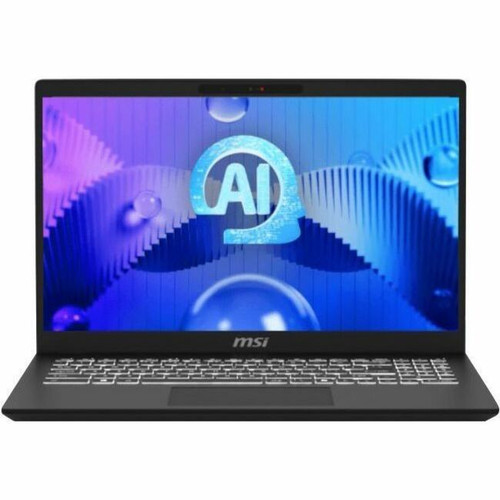 MSI Modern 15 H AI C1M Modern 15 H AI C1MG-028US 15.6" Notebook - Full HD - Intel Core Ultra 9 185H - 32 GB - 1 TB SSD - Classic Black