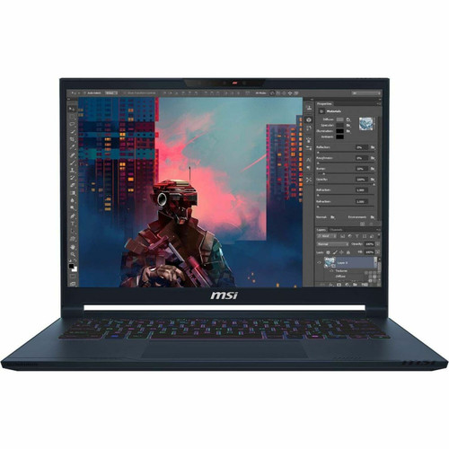 MSI Stealth 14 AI Studio A1V Stealth 14 AI Studio A1VGG-089US 14" Gaming Notebook - 2.8K - Intel Core Ultra 9 185H - 64 GB - 1 TB SSD - Star Blue