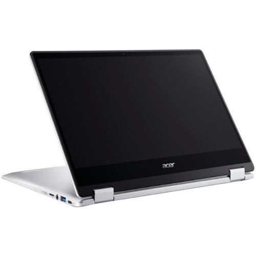 Acer Chromebook Spin 314 CP314-1H CP314-1H-P1Q5 14" Touchscreen Convertible 2 in 1 Chromebook - HD - 1366 x 768 - Intel Pentium Silver N6000 Quad-core (4 Core) 1.10 GHz - 8 GB Total RAM - 128 GB SSD - 128 GB Flash Memory - Pure Silver