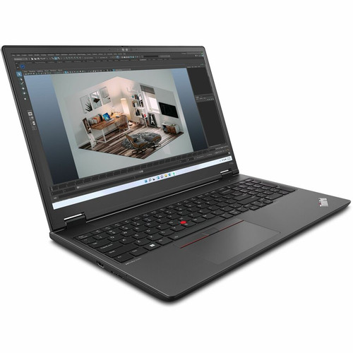 Lenovo ThinkPad P16v Gen 1 21FE0026US 16" Mobile Workstation - WQUXGA - 3840 x 2400 - AMD Ryzen 7 PRO 7840HS Octa-core (8 Core) 3.80 GHz - 32 GB Total RAM - 1 TB SSD - Thunder Black