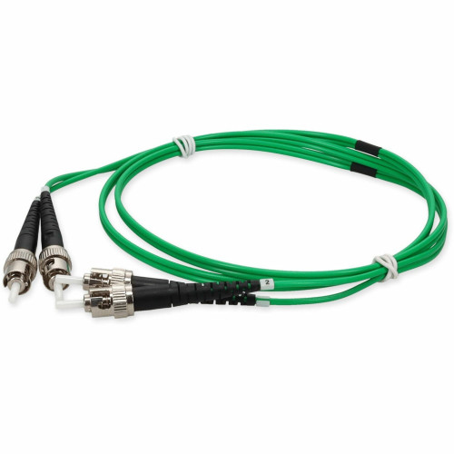 AddOn ADD-ST-ST-1M9SMF-GN Fiber Optic Duplex Patch Network Cable