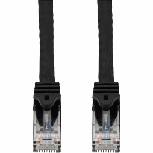 AddOn 30ft Black CAT 6A PVC Ethernet Cable Snagless Easy Boot RJ-45 M/M